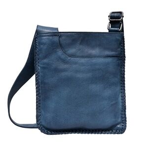 Latico Brynn Leather Crossbody Bag - Color Denim (blue) - NWOT